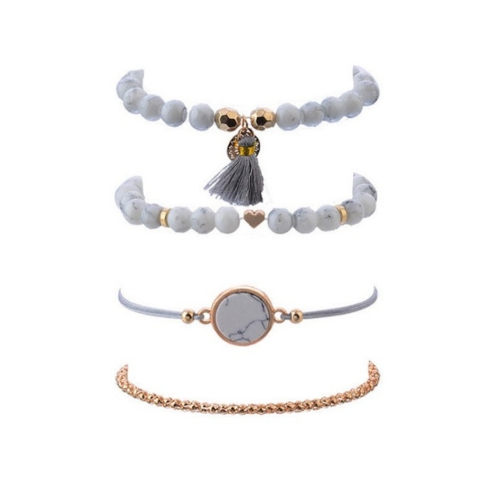 Bohemian Boho Tassel Handmade Charm Bracelet - Picture 3 of 5